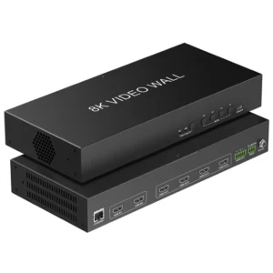 8K HDMI 2.1 Video Wall Controller | EX-VW22P | 2x2 Display Processor | IP/RS232 Control | Audio De-Embed | HDCP 2.3 | 60Hz UltraHD Output